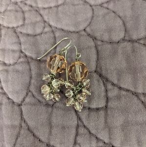 Pink dangle earrings!